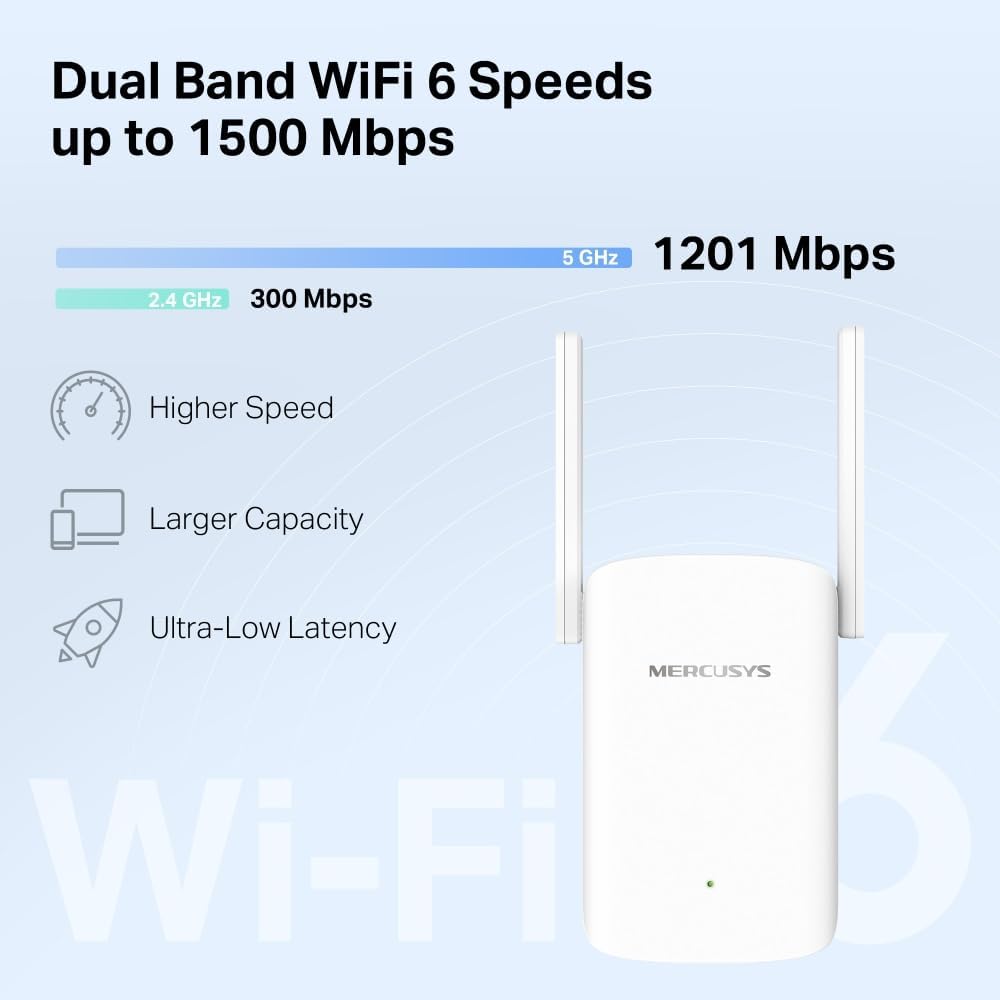 Repetidor Wi-Fi 6 Mercusys ME60X-AX1500 - Miniatura 4