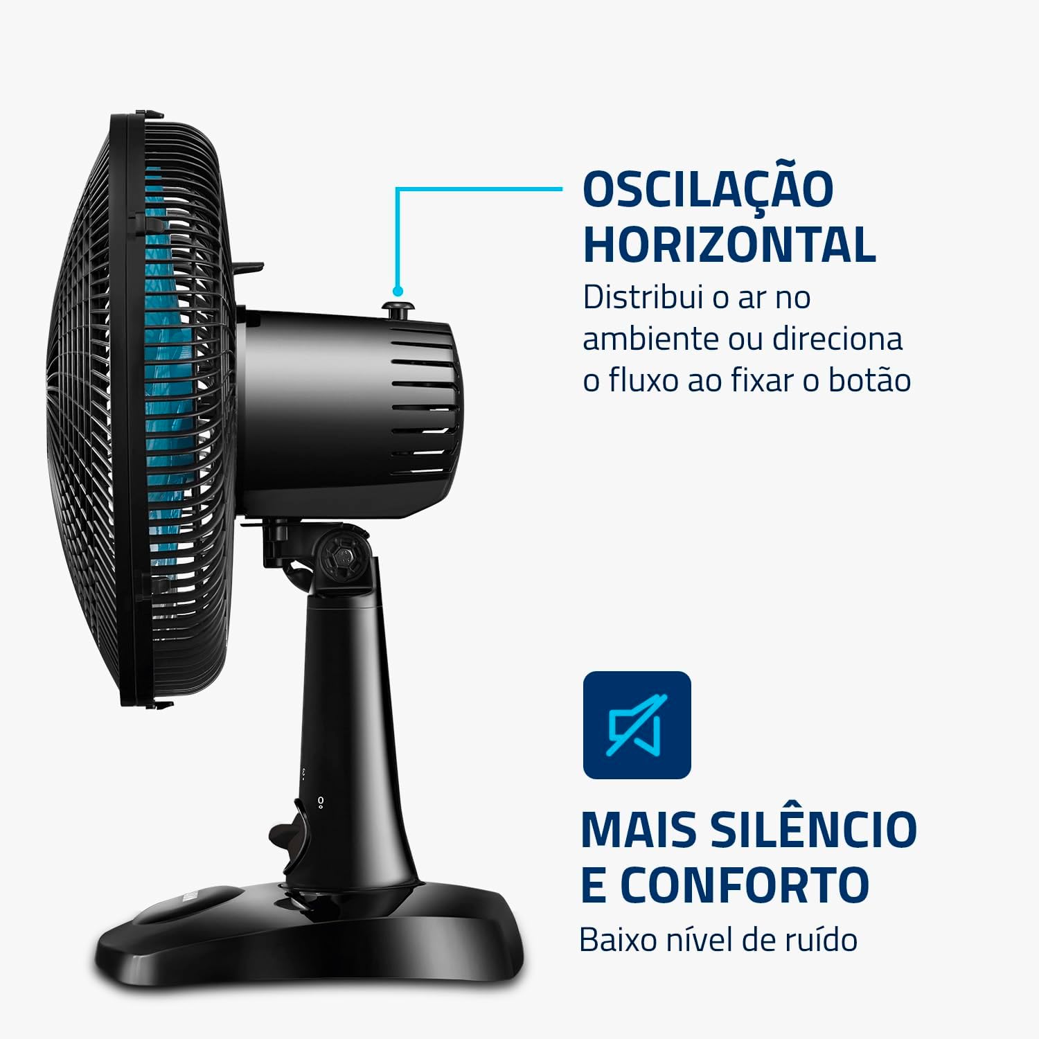 Ventilador de Mesa Mondial 110V, 30cm, 6 pás, Super Power - Miniatura 4