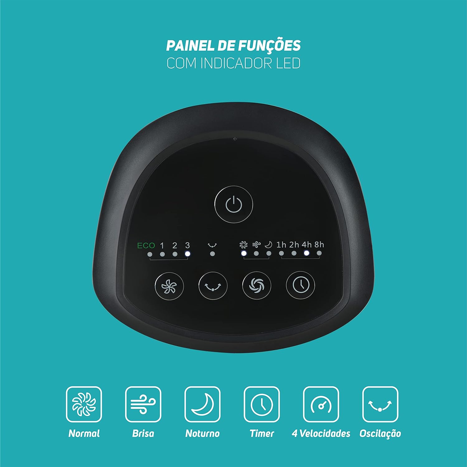 WAP Ventilador de Torre AIR SILENCE com 4 Níveis de Velocidade, Time de até 15 Horas e Desligamento Automático - Miniatura 2
