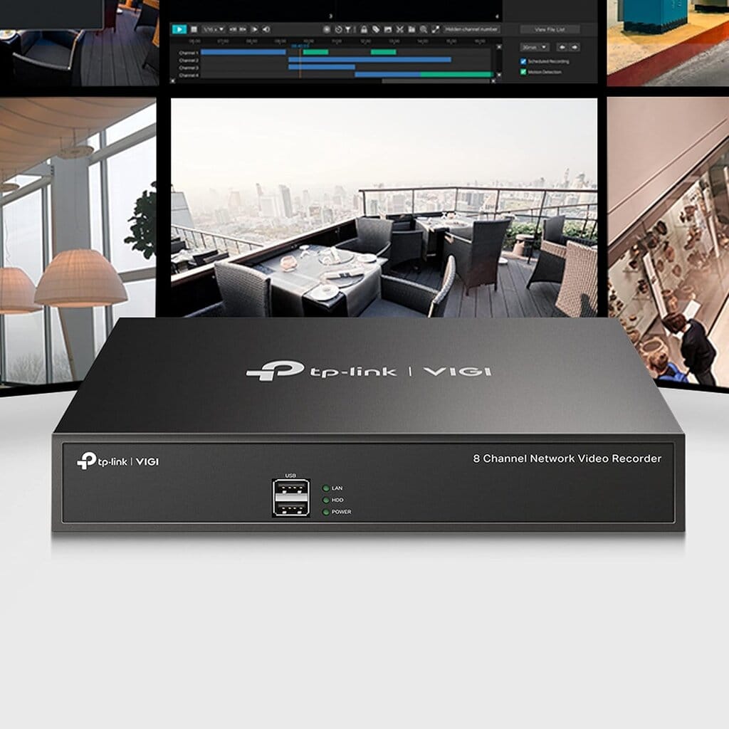 TP-Link GRAVADOR DE VIDEO DIGITAL PARA SEGURANÇA 8 CANAIS VIGI NVR1008H - Miniatura 6