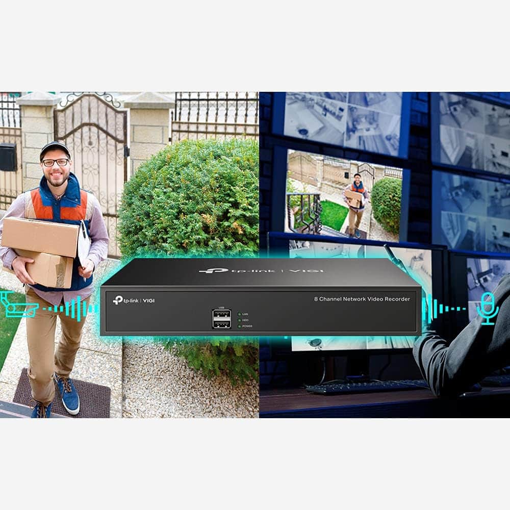 TP-Link GRAVADOR DE VIDEO DIGITAL PARA SEGURANÇA 8 CANAIS VIGI NVR1008H - Miniatura 8