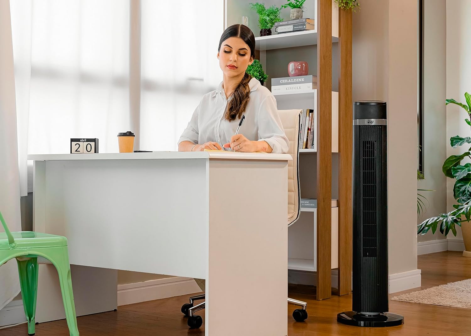 WAP Ventilador de Torre AIR SILENCE com 4 Níveis de Velocidade, Time de até 15 Horas e Desligamento Automático - Miniatura 3