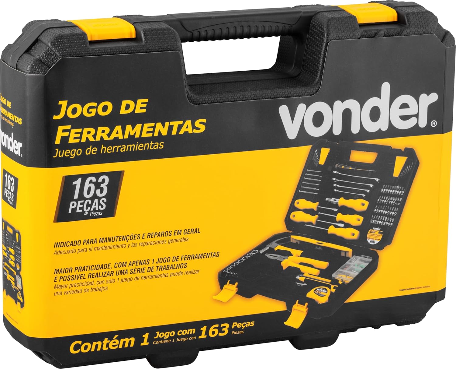 Jogo de Ferramentas Vonder com 163 Peças - Miniatura 2