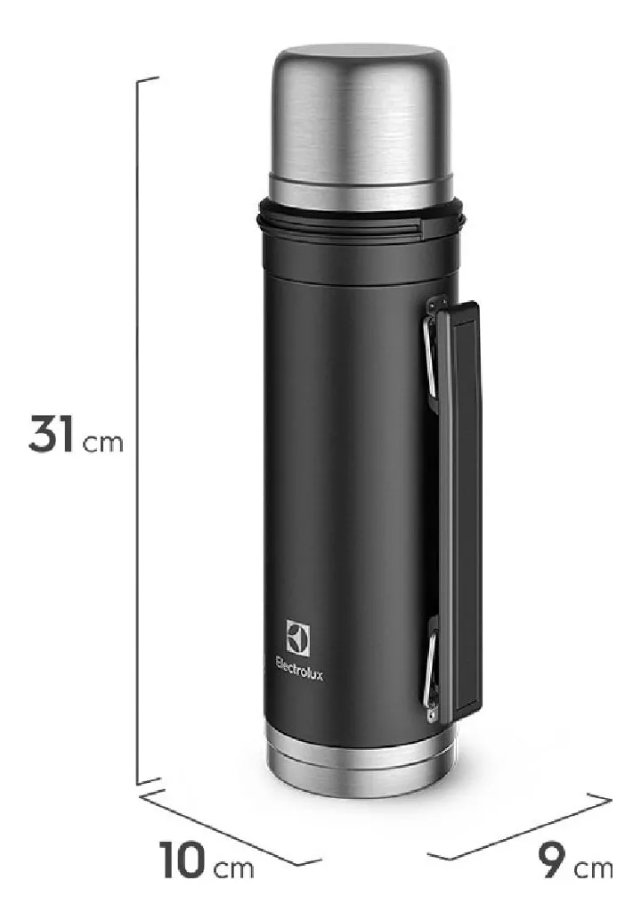 Garrafa Bule Térmico Inox 24h Quente 12h Gelado Electrolux - Miniatura 6
