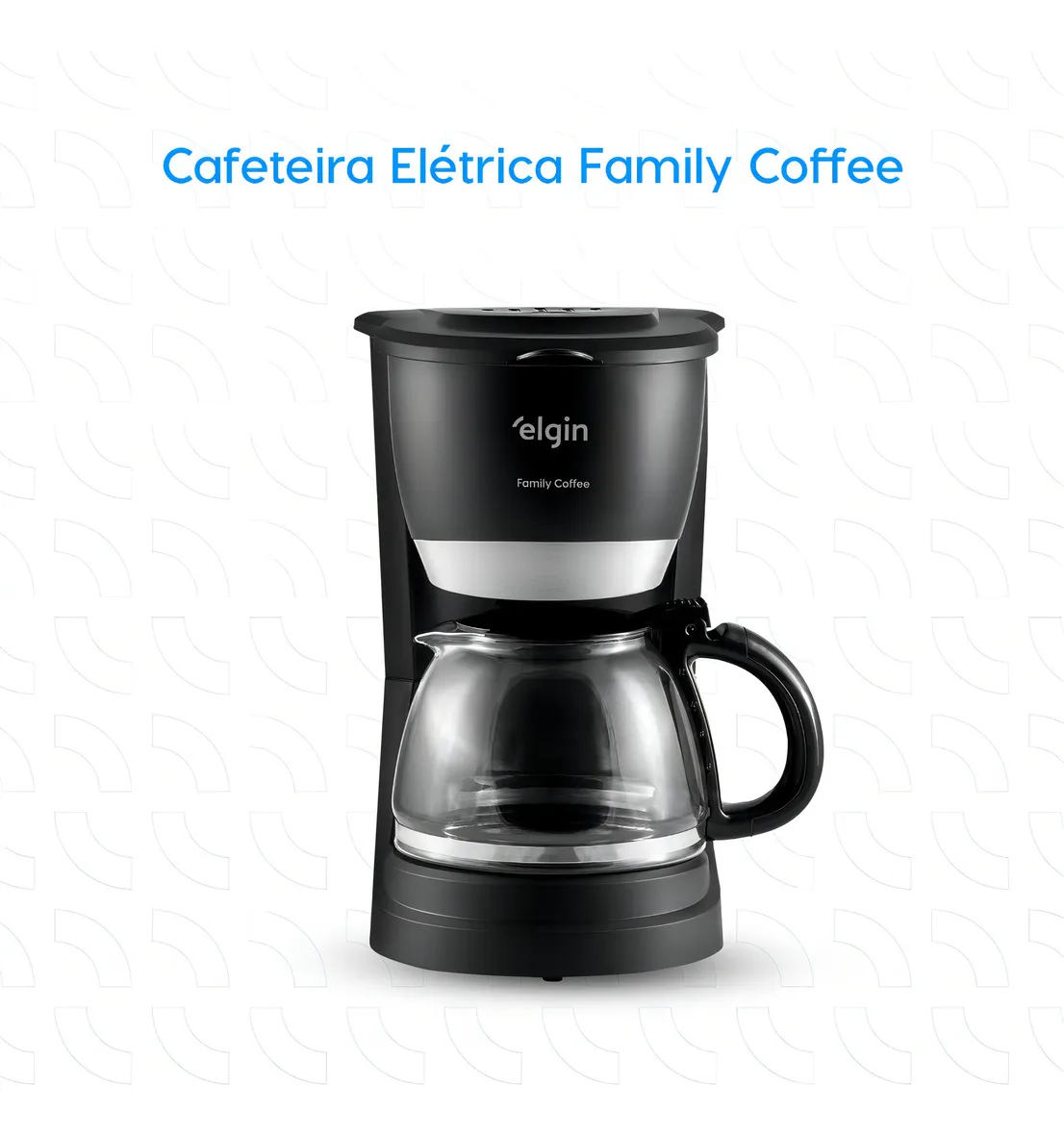 Cafeteira Elétrica 30 Xícaras Elgin Family Coffee Preta - Miniatura 1