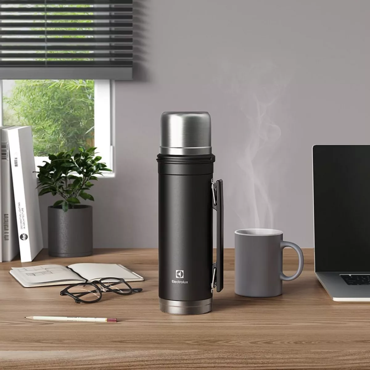 Garrafa Bule Térmico Inox 24h Quente 12h Gelado Electrolux - Miniatura 4