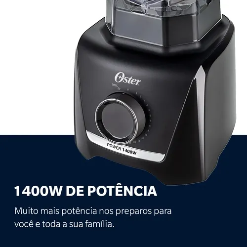 Liquidificador 1400w Full 3,2L cor preto Oster - Miniatura 4