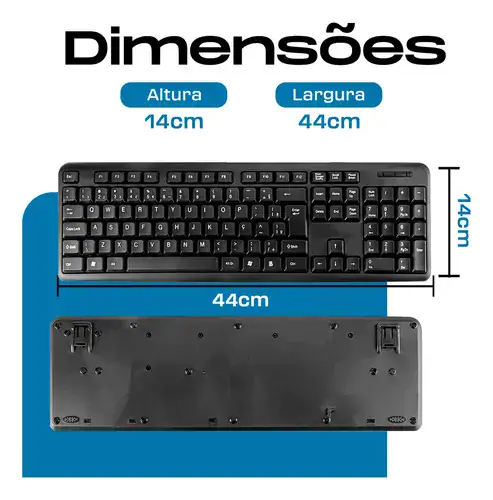 Teclado Bahrein Para Pc Computador Notebook - Miniatura 4