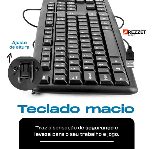 Teclado Bahrein Para Pc Computador Notebook - Miniatura 5