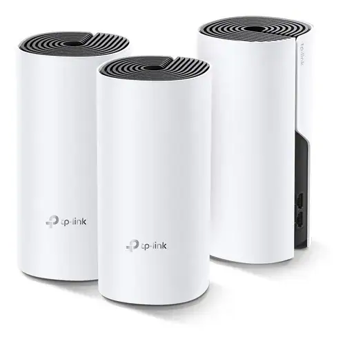 Kit de Roteadores Sistema Wi-fi Mesh Ac1200 Deco M4 (3-pack) Cor Branco/Preto Tp-link - Miniatura 5