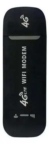 Modem 4g Lte Wifi Usb 150mbps Portátil Sim Card Chip Cor Preto - Miniatura 2