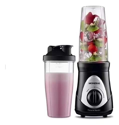 Liquidificador Portátil 750ml Personal Blender Mondial Cor Preto - Miniatura 7
